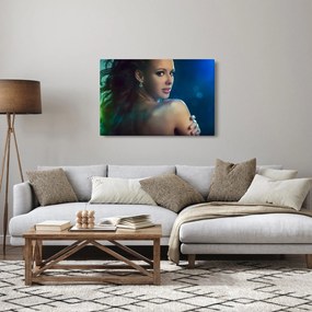 Tablou - Privirea unei femei tinere (90x60 cm)