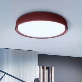 Brilagi-LED LUCIA Corp de iluminat de tavan dimabil, LED/60W/230V, Ø59 cm, roșu+telecomandă