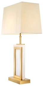 Veioza design LUX din alabaster si metal alama, Murray 111594 HZ