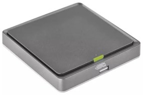 Comutator cu 1 buton GoSmart Tuya negru