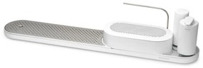 Organizator chiuveta Brabantia SinkStyle 1008497, 4 piese, Finisaj mineral, Rezistent la coroziune, Alb