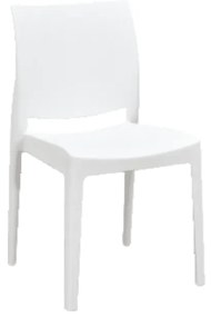 SCAUN PASTELLO - POLIPROPILENA - HORECA - ALB