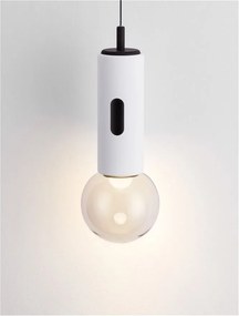 Pendul LED design minimalist CHRONOS alb