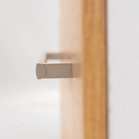 Mobilier complet de baie Vario Clam 80, stejar alb