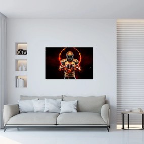 Tablou - Jucător de fotbal american (90x60 cm)