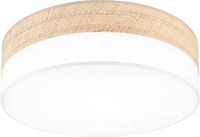 Plafonieră LED SIRJA BOHO LED/36W/230V Ø 45 cm bej/alb