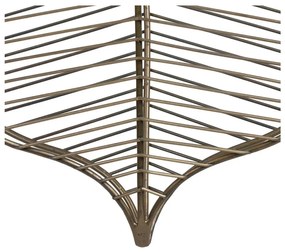 Lustră aurie cu abajur din metal – Ixia