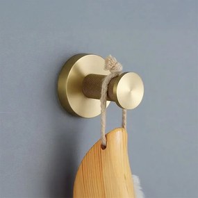 Cuier de baie 6606A Modern Brush Gold