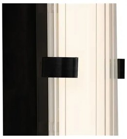 Corp de iluminat LED pentru baie CLAMP LED/18W/230V IP44 negru Searchlight 63125-1BK