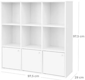 Bibliotecă DOVARO albă