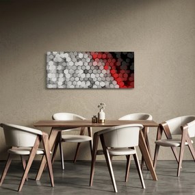 Tablou - 3D hexagoane (120x50 cm)