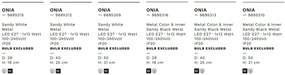 Lustra aplicata design decorativ GEA negru D-40cm