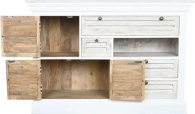 Comoda vintage din lemn de mango "Worn out White"