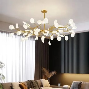 Lustra led G4, Tonia, 27 becuri, Gold