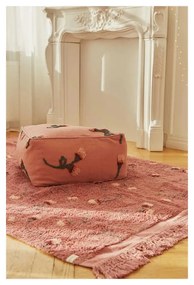 Fotoliu puf pentru copii roz English Garden – Lorena Canals