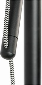 Lampadar White Label Tokio, negru