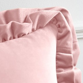 Pernă decorativă din catifea 43x43 cm Velvet Double Frill – Catherine Lansfield