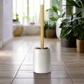 Perie de WC albă din polirășină Altavalle – Wenko