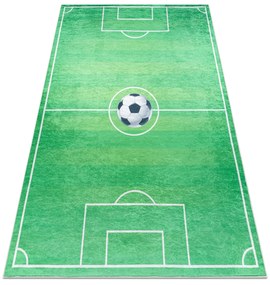BAMBINO 9731 covor lavabil Teren, fotbal pentru copii anti-alunecare - verde