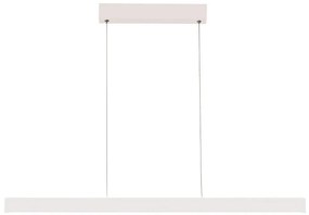 Lustra LED suspendata design liniar OLIVIER 120 3000K DIMM WH