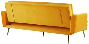 Canapea trei locuri VARTEA (galben). 1023366