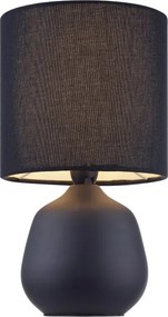 Brilliant - Lampă de masă AUREA 1xE14/20W/230V neagră