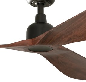 FARO 34362WT - Ventilator de tavan OUTWOOD L WT, maro/negru, diametru 150 cm, IP44 + telecomandă