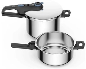 Tefal - Set oale sub presiune 4/6 l SECURE TRENDY inox
