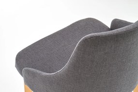 Scaun textil Toledo stejar miere/Inari95