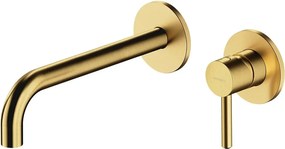 Baterie lavoar incastrata Omnires Y monocomanda finisaj periat alama cu corp ingropat