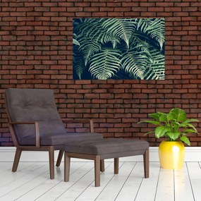 Tablou cu frunze de ferigă (90x60 cm)
