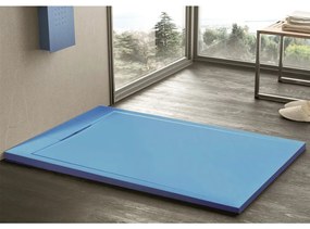 Cadita compozit pentru dus Inter Ceramic dreptunghiulara 120x80 cm abastru