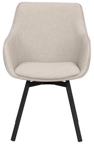 Set de scaune de sufragerie bej 2 buc. tapițat Alison – Rowico