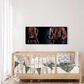 Tablou - Fitness (120x50 cm)