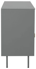 Vitrină gri din metal 104x80 cm Rosalie – Støraa