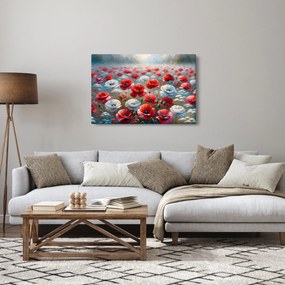 Tablou - Câmp de maci (90x60 cm)