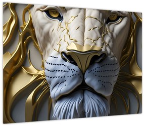 Tablou - Cap de Leu (70x50 cm)