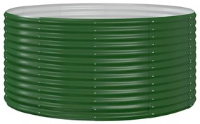 Jardiniera de gradina, verde, 140x140x68 cm, otel Verde, 140 x 140 x 68 cm, 1