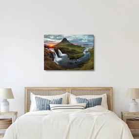 Tablou - Kirkjufell la apus (70x50 cm)