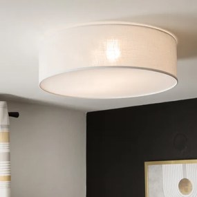 Plafonieră SIRJA 2xE27/60W/230V, Ø 45 cm, albă