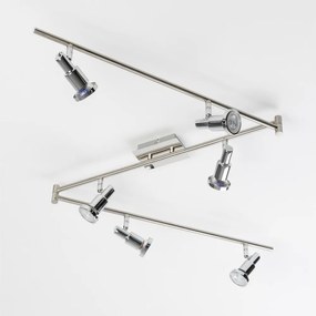 Spot LED 6xGU10/5W/230V crom lucios