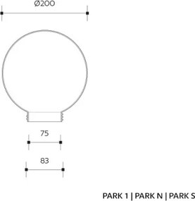 Corp de iluminat perete exterior senzor PARK 1xE27/60W/230V