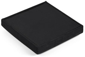 Taburet pliabil negru CUBEXO VELVET M