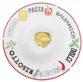 Farfurie pentru Paste Parma, portelan, 25 cm