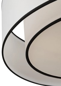 Plafoniera design modern Bergamo alb, negru