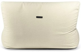 Fotoliu bean bag crem cu tapițerie din țesătură bouclé Sofa Seat Lounge – SLOWDOWN