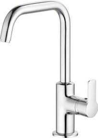 Baterie lavoar Kludi Pure&Easy cu levier lateral si ventil metalic