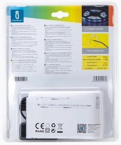 Bandă LED RGB dimabilă de exterior Aigostar 5m LED/24W/12/230V IP65 + telecomandă