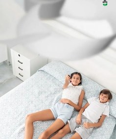 Lustra LED, Ventilator minimalist cu telecomanda, ROSE aspect lemn MA-8707