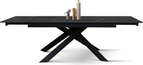 Masa ceramica extensibila Calacatta 160 cm/ 90 cm/ h76 cm